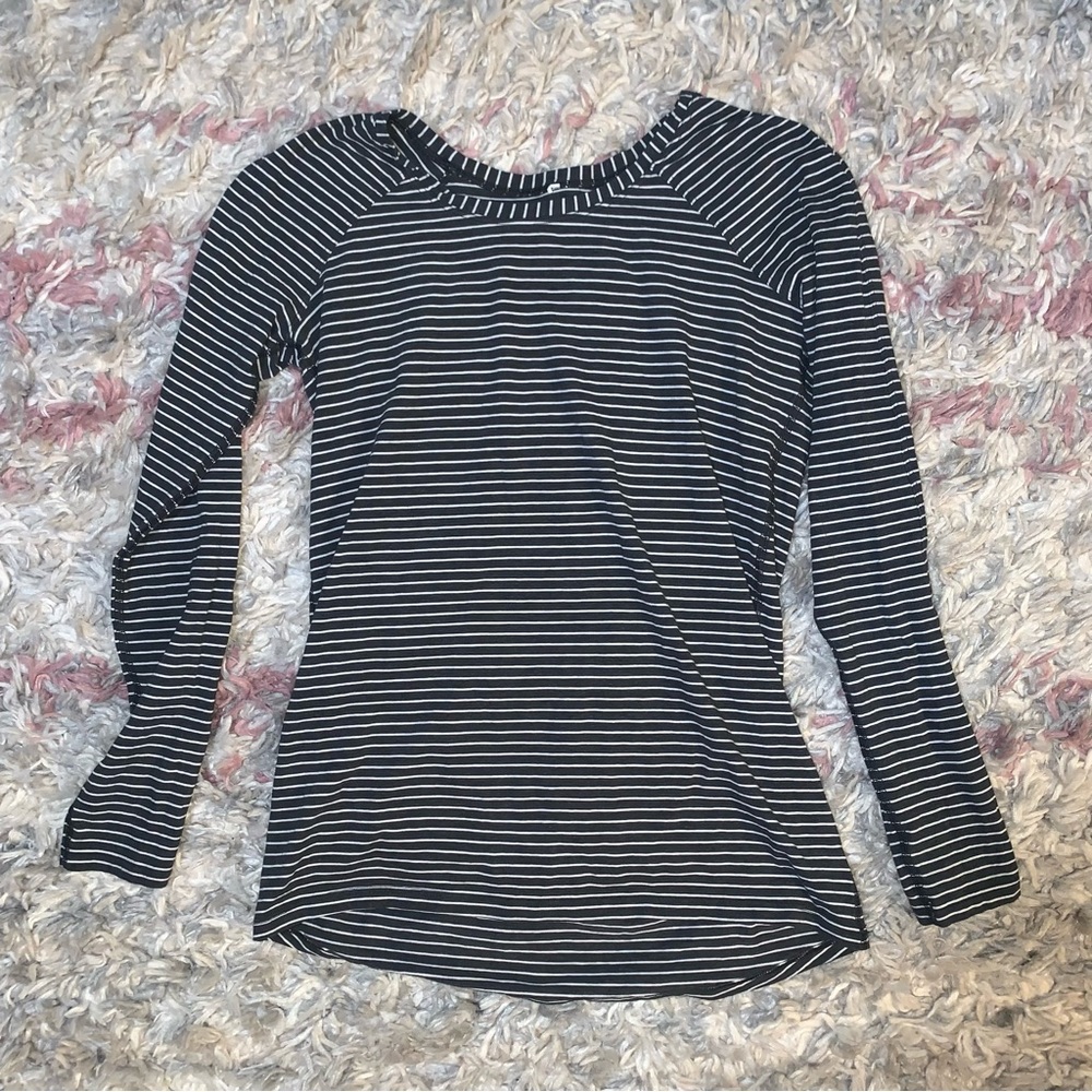 Lululemon striped long sleeve